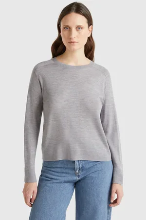 Benetton Pullover Aus Reiner Merinowolle