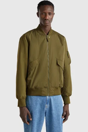 Benetton Wattierte Bomberjacke