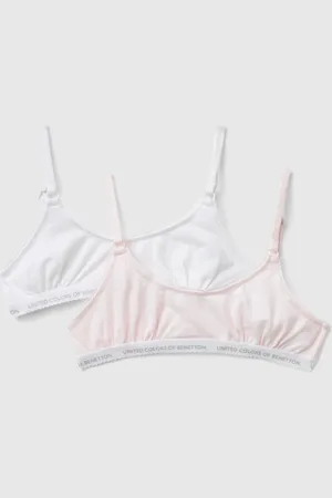 Benetton Zwei Bhs Aus Stretch-baumwolle
