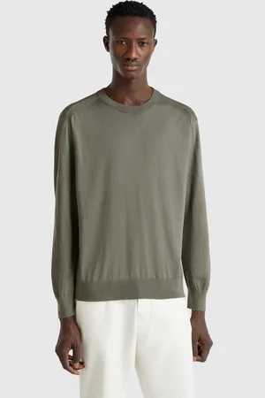 Benetton Pullover Aus Viskose- Und Seidenmischung