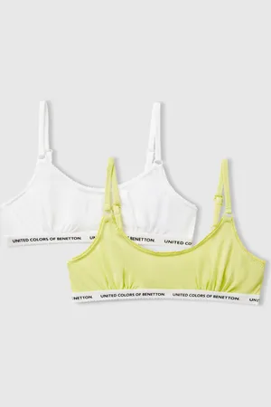 Benetton Zwei Bhs Aus Stretch-baumwolle