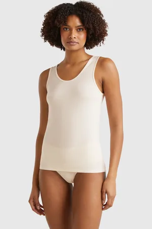 Benetton Stretch-tanktop Aus Modal Tencel