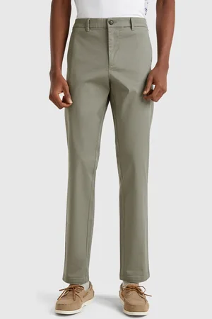 Benetton Slim-fit-chinohose Aus Stretch-baumwolle