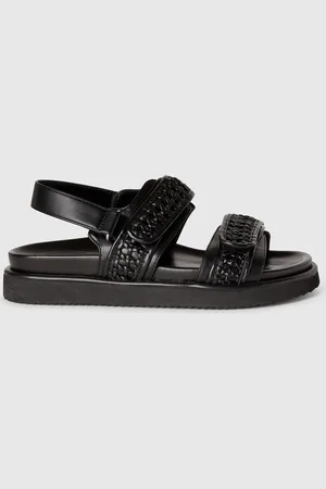 Benetton Offene Sandalen Aus Beschichtetem Stoff