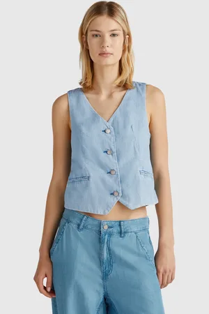Benetton Chambray-weste