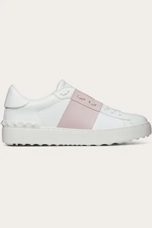 VALENTINO GARAVANI SNEAKERS OPEN AUS KALBSLEDER Frau 34.5