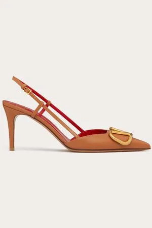 VALENTINO GARAVANI Slingback-Pumps VLogo Signature aus Kalbsleder mit 80 mm-Absatz Frau 35.5