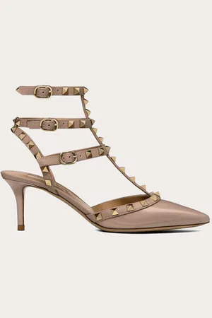 VALENTINO GARAVANI RIEMCHEN-PUMPS ROCKSTUD 65 MM Frau 34.5
