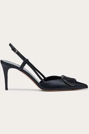 VALENTINO GARAVANI SLINGBACK-PUMPS VLOGO SIGNATURE AUS KALBSLEDER MIT 80 MM-ABSATZ Frau 34.5