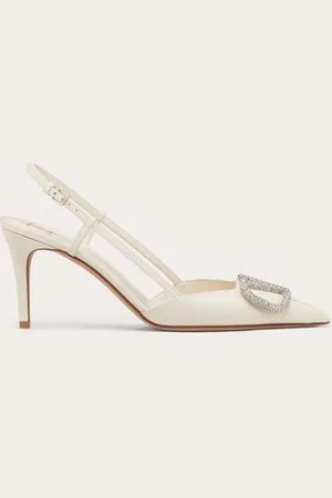 VALENTINO GARAVANI VLOGO SIGNATURE SLINGPUMPS AUS KALBSLEDER, 80 MM Frau 35.5