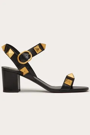 VALENTINO GARAVANI SANDALEN ROMAN STUD AUS KALBSLEDER MIT 90 MM-ABSATZ Frau 35.5
