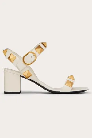 VALENTINO GARAVANI SANDALEN ROMAN STUD AUS KALBSLEDER MIT 90 MM-ABSATZ Frau 35.5