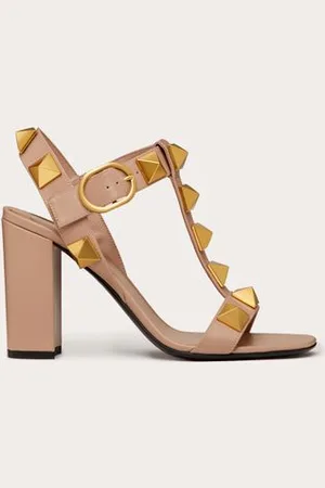 VALENTINO GARAVANI SANDALEN „ROMAN STUD“ AUS KALBSLEDER 90 MM Frau 38.5
