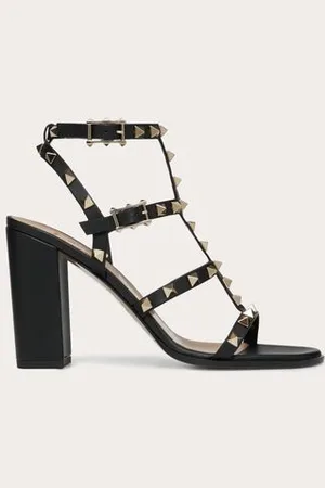 VALENTINO GARAVANI RIEMENSANDALEN ROCKSTUD 90 MM Frau 34.5