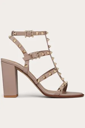 VALENTINO GARAVANI RIEMENSANDALEN ROCKSTUD 90 MM Frau 34.5