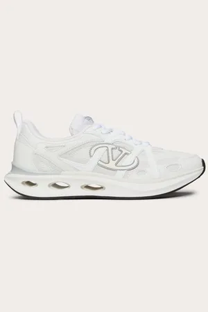 VALENTINO GARAVANI VLOGO EASYJOG SNEAKER AUS KALBSLEDER UND STOFF Frau 35.5