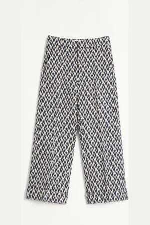 VALENTINO WOLLHOSE MIT UMSCHLAG MIT TOUTE LA V JACQUARDMUSTER Mann 44