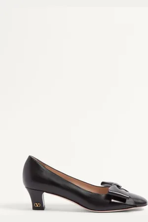 VALENTINO GARAVANI BOWOW PUMPS AUS ZIEGENLEDER 45 MM Frau 35.5