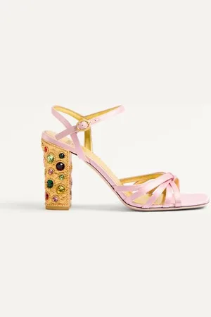 VALENTINO GARAVANI PRESHOES SATINSANDALEN MIT KRISTALLEN 90 MM Frau 36.5