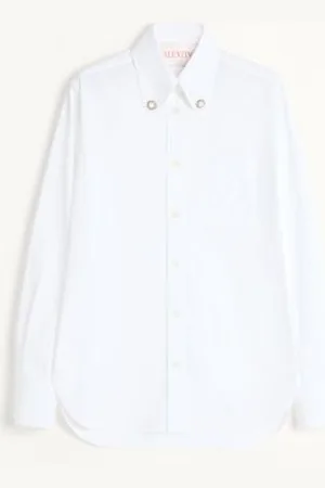 VALENTINO BLUSE AUS BAUMWOLL-POPELINE Frau 36