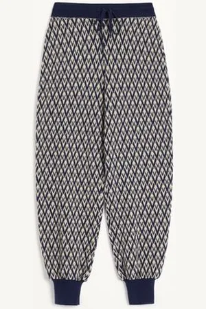 VALENTINO TOUTE LA V HOSE AUS JACQUARD-WOLL Frau L