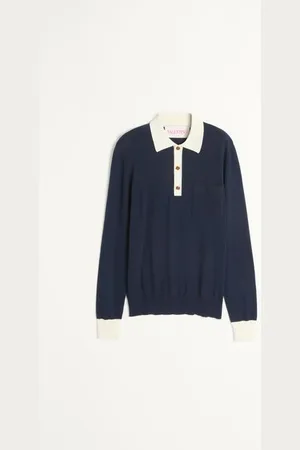 VALENTINO LANGÄRMELIGES POLOSHIRT AUS BAUMWOLLE Mann L