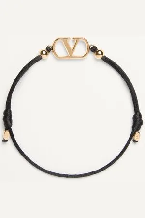 VALENTINO GARAVANI VLOGO SIGNATURE GARAVANI BAUMWOLLARMBAND Frau UNI