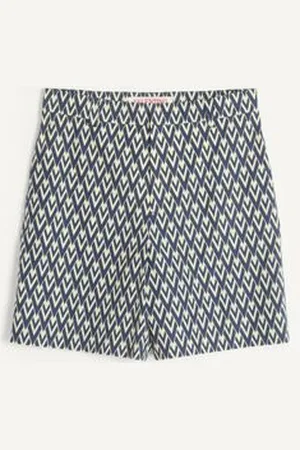 VALENTINO BERMUDAS AUS BAUMWOLLPOPELINE MIT TOUTE LA V-PRINT Mann 44