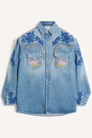 VALENTINO SHIRT AUS MIT STICKEREI UND PERLEN Mann 50