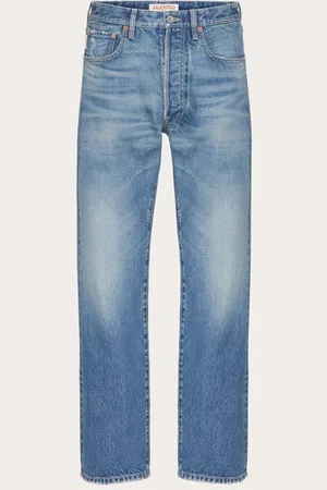 VALENTINO JEANS MIT V-DETAIL AUS METALL Mann 28