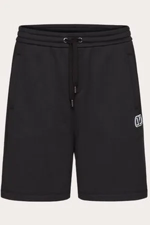 VALENTINO BERMUDAS AUS TECHNICAL COTTON MIT VLOGO SIGNATURE-APPLIKATION Mann M