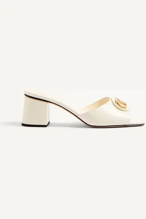 VALENTINO GARAVANI VLOGO SIGNATURE SLIDE SANDALEN AUS KALBSLEDER 60 MM Frau 35.5