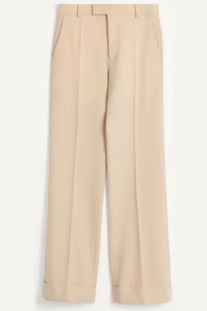 VALENTINO HOSE AUS WOLLGABARDINE MIT AUFSCHLÄGEN Mann 48