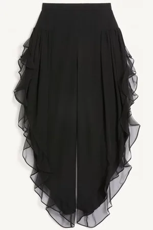 VALENTINO GEORGETTE-BALLONHOSE Frau 36
