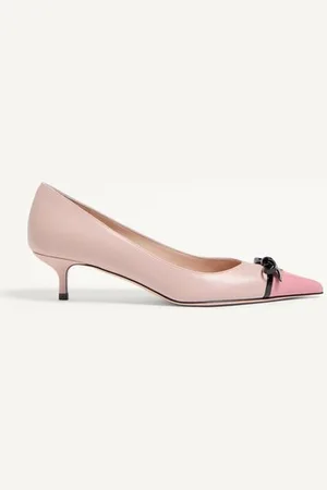 VALENTINO GARAVANI BEPOINTY PUMPS AUS ZIEGENLEDER, 45 MM Frau 35.5