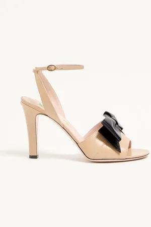 VALENTINO GARAVANI BOWOW SANDALEN AUS ZIEGENLEDER 95 MM Frau 35.5