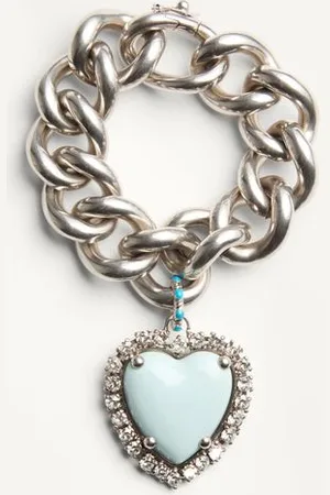 VALENTINO GARAVANI COEUR HYPERBOLE ARMBAND AUS METALL, KUNSTHARZ UND SWAROVSKI® KRISTALLEN Frau M