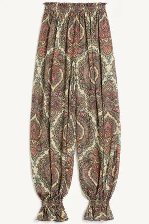 VALENTINO VOYAGE IMAGINAIRE GEORGETTE-HOSE MIT KASCHMIR-PRINT Frau 38