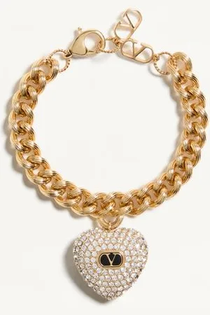 VALENTINO GARAVANI COEUR ROYAL ARMBAND AUS METALL, EMAILLE UND SWAROVSKI® KRISTALLEN Frau M