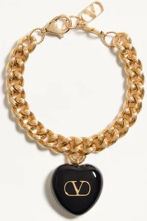 VALENTINO GARAVANI COEUR ROYAL ARMBAND AUS METALL UND EMAILLE Frau M