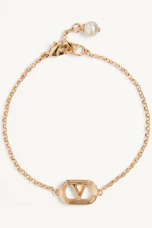 VALENTINO GARAVANI OVALETTE ARMBAND AUS METALL MIT SWAROVSKI®-PERLE Frau M