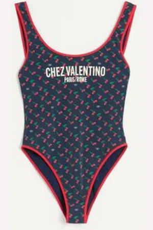 VALENTINO BADEANZUG AUS LYCRA MIT CHERRYFIC-PRINT Frau L