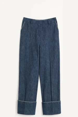 VALENTINO DENIM CHAMBRAY HOSEN Frau 38