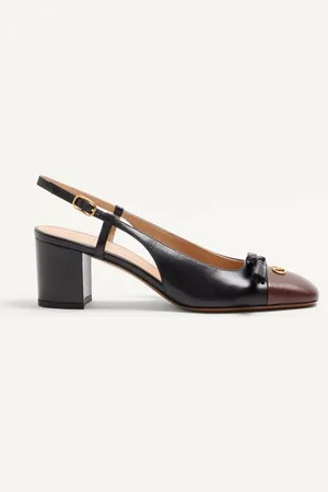 VALENTINO GARAVANI VALET DU ROI SLINGBACK-PUMPS AUS ZIEGENLEDER 60 MM Frau 35.5