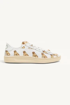 VALENTINO GARAVANI ROYCO SNEAKER AUS NAPPA-KALBSLEDER MIT PETIT CHARLES-MUSTER Frau 35.5