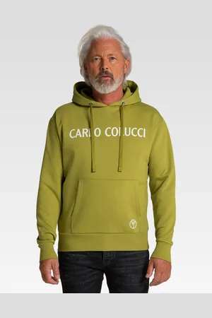Carlo Colucci Hoodie ohne Reißverschluss
