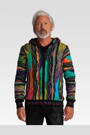Carlo Colucci Kapuzenstrickjacke
