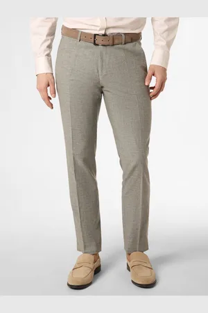 Club of Gents Baukasten-Hose mit Leinen-Anteil