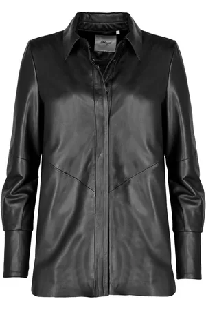 Maze Lederbluse