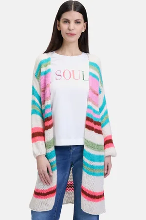 Cartoon Strick-Cardigan